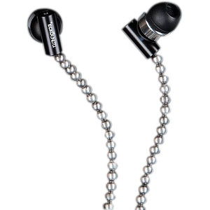 Ecko EKU-CHN-BK Ecko Chain Black Earbud + mic