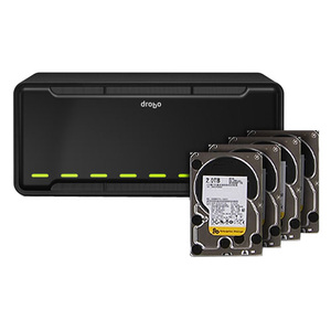 Drobo B800fs NAS Hard Drive Array - 4 x HDD Installed - 8 TB Installed HDD Capacity