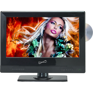 Supersonic SC-1312 - 13" LED TV with DVD 720p 8ms