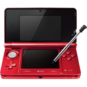 Nintendo Flame Red 3ds W/ Mario 3d Land - Ctrsrm31