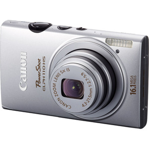 Canon 6036B001 Powershot Elph110HS Silver 16.1mp Camera Hardware