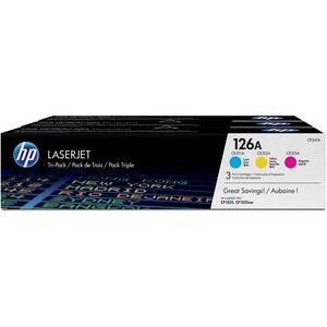 HP+126A+3-Pack+Cyan%2fMagenta%2fYellow+Original+LaserJet+Toner+Cartridges+CF341A