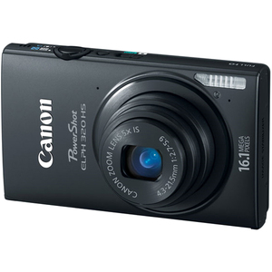 Canon 6024B001 PowerShot ELPH 320HS Black 16.1MP Camera Hardware