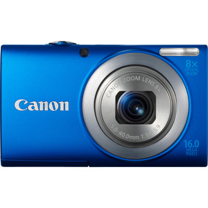 Canon 6152B001 PowerShot A4000 IS Blue 16MP 8x Opt Camera Hardware