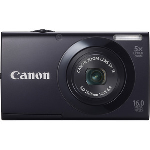 Canon 6185B001 PowerShot A3400 IS Black 16.0MP 3.0