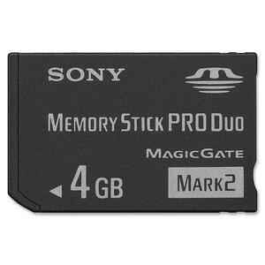 Sony 4GB Memory Stick PRO Duo Media