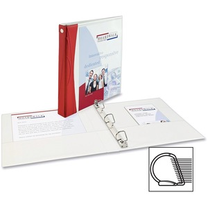 Avery Comfort Touch Color Spine Slantt-D View Binder