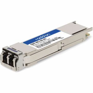 AddOn+Cisco+QSFP-40G-LR4+Compatible+TAA+Compliant+40GBase-LR4+QSFP%2b+Transceiver+SMF+1270nm+to+1330nm+10km+LC+DOM+QSFP40GLR4AO