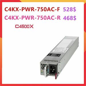 Cisco Catalyst 4500-X 750W AC Back-to- Front Cooling Power Supply C4KXPWR750ACF Cisco+Catalyst+4500-X+750W+AC+Back-to-+Front+Cooling+Power+Supply+C4KXPWR750ACF