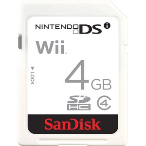 SanDisk Nintendo DSi SDHC 4GB Memory Card