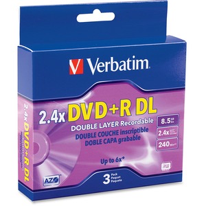 Verbatim 2.4x DVD+R Double Layer Media
