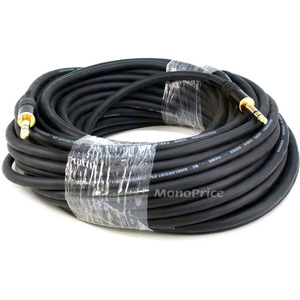 Monoprice 75ft Premier Series 1/4-inch TRS M/M 16AWG Cable Gold Plated 4799