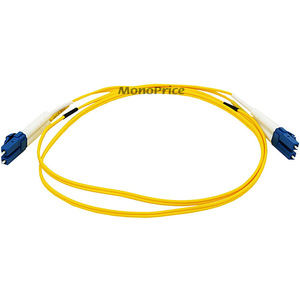 MonoPrice LC/LC, Single Mode Duplex 1 Meter 9/125 type Yellow
