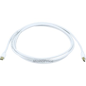 Monoprice+6ft+32AWG+Mini+DisplayPort+Cable+White