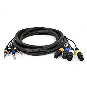 Monoprice+10ft+4-Channel+TRS+Male+to+XLR+Female+Snake+Cable
