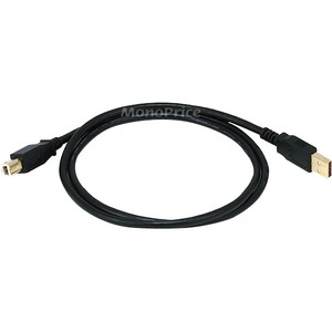 Monoprice 3ft USB 2.0 A Male to B Male 28/24AWG Cable Gold Plated