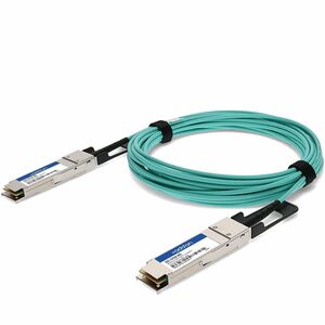 AddOn+Dell+331-5216+Compatible+TAA+Compliant+40GBase-AOC+QSFP%2b+to+QSFP%2b+Direct+Attach+Cable+850nm+MMF+10m+3315216AO