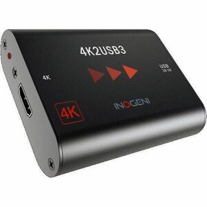 INOGENI Video Converter 4K HDMI to USB Plug & go Up to 60fps Professional Device
