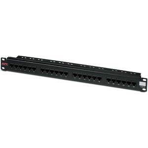 APC 24-Port RJ45 to 110 568 A/B Color Coded CAT 6 Patch Panel