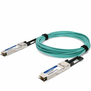 AddOn+Arista+Networks+AOC-Q-Q-40G-10M+Compatible+TAA+Compliant+40GBase-AOC+QSFP%2b+to+QSFP%2b+Direct+Attach+Cable+850nm+MMF+10m+AOCQQ40G10MAO