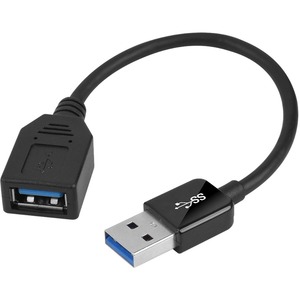 SIIG USB 3.0 A/M to A/F Extension Cable - 0.2M SIIG+USB+3.0+A%2fM+to+A%2fF+Extension+Cable+-+0.2M