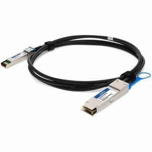 AddOn+Solarflare+SOLR-QSFP1SFP-3MP+Compatible+TAA+Compliant+10GBase-CU+QSFP%2b+to+SFP%2b+Direct+Attach+Cable+Passive+Twinax+3m+SOLRQSFP1SFP3MPAO