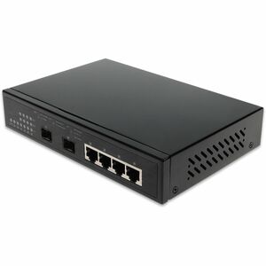 AddOn 10/100/1000Base-TXRJ-45 x4 to 2 Open SFP Port POE+ Media Converter ADDGMC4RJ2SFPPOE