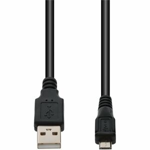 AddOn 15ft USB A 2.0 Male to Micro-USB B 2.0 Female Black Cable 480Mbps