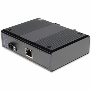 AddOn 10/100/1000Base-TXRJ-45 to Open SFP Port Industrial POE Media Converter ADDIGMCSFPPOE
