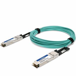 AddOn Cisco QSFP-H40G-AOC10M to HP 720208-B21QSFP-H40G-AOC10M Compatible TAA Compliant 40GBase-AOC QSFP+ to QSFP+ Direct Attach Cable 850nm MMF 10m ADDQHPAQCIAOC10M