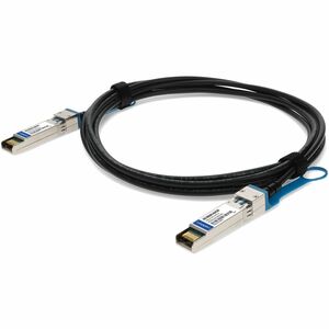 AddOn Brocade&reg; Formerly 10G-SFPP-TWX-0501 to Dell Force10&reg; CBL-10GSFP-DAC-5M Compatible TAA Compliant 10GBase-CU SFP+ to SFP+ Direct Attach Cable Active Twinax 5m ADDSBRASFOADAC5M