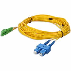 AddOn+3m+ALC+to+SC+Yellow+OS1+Duplex+Fiber+OFNR+Riser-Rated+Patch+Cable