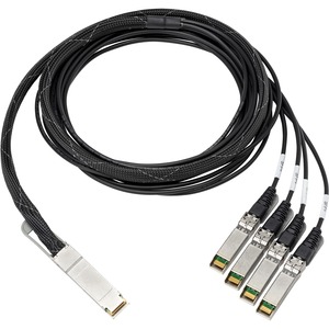 HPE+100Gb+QSFP28+to+4x25Gb+SFP28+3m+Direct+Attach+Copper+Cable+845416B21