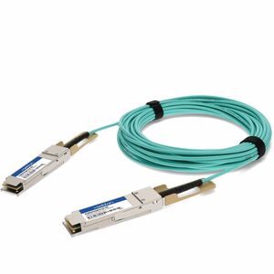AddOn Finisar FCBN425QB1C10 Compatible TAA Compliant 100GBase-AOC QSFP28 to QSFP28 Direct Attach Cable 850nm MMF 10m FCBN425QB1C10AO