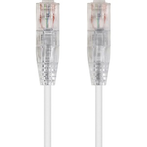 Monoprice SlimRun Cat6 28AWG UTP Ethernet Network Cable 1ft White Monoprice+SlimRun+Cat6+28AWG+UTP+Ethernet+Network+Cable+1ft+White