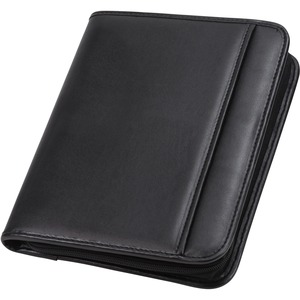 Samsill+Junior+Professional+Padfolio+with+Secure+Zippered+Closure+10.1+Inch+Tablet+Sleeve+and+7+by+10+Inch+Notepad+Black+Junior+70821