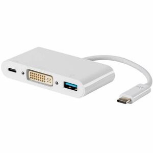 Monoprice Select Series USB-C to DVI USB-C USB-A Multiport Adapter