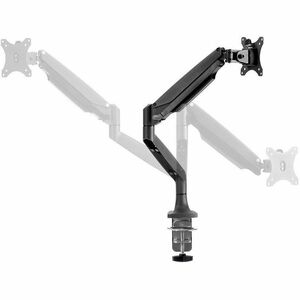Monoprice Adjustable GAS Spring Desk Mount for Up to 34" Displays, Black