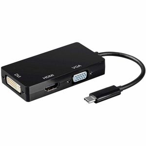 Monoprice+USB+Type-C+to+4K+HDMI%2c+Single+Link+DVI%2c+and+VGA+Passive+Adapter%2c+Black