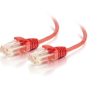 C2G 5ft Cat6 Snagless Unshielded (UTP) Slim Ethernet Network Patch Cable Red C2G+5ft+Cat6+Snagless+Unshielded+(UTP)+Slim+Ethernet+Network+Patch+Cable+Red