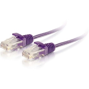 C2G 3ft Cat6 Snagless Unshielded (UTP) Slim Ethernet Network Patch Cable, Purple C2G+3ft+Cat6+Snagless+Unshielded+(UTP)+Slim+Ethernet+Network+Patch+Cable%2c+Purple