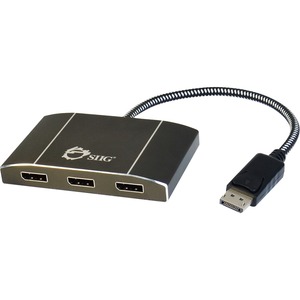 SIIG CE-DP0D12-S1 DisplayPort 1.2 to 3-Port DisplayPort MST Splitter SIIG+CE-DP0D12-S1+DisplayPort+1.2+to+3-Port+DisplayPort+MST+Splitter