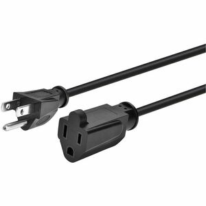 Monoprice+Extension+Cord+NEMA+5-15P+to+NEMA+5-15R+16AWG+13A%2f1625W+3-Prong+Black+6ft