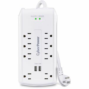 CyberPower P806U Home Office 8 Outlet Surge with 2700 J