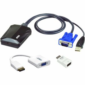 Aten+CV211KIT01+Portable+Laptop+USB+Console+Kit+Includes+1XCV211+1XVC925+1XVC810