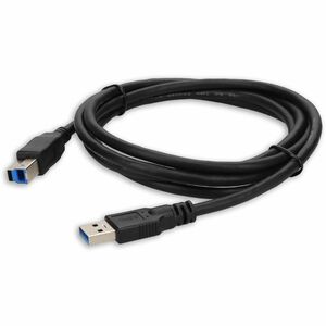 AddOn+10ft+USB+3.0+A+Male+to+USB+3.0+B+Male+Black+Cable+USB3EXTAB10