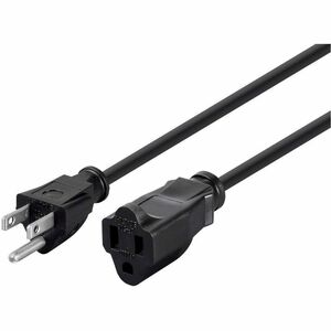 Monoprice+Extension+Cord+NEMA+5-15P+to+NEMA+5-15R+14AWG+15A%2f1875W+3-Prong+Black+6ft