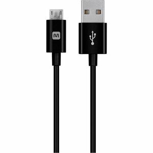 Monoprice Select Series USB-A to Micro B Cable 2.4A 22/30AWG Black 3ft