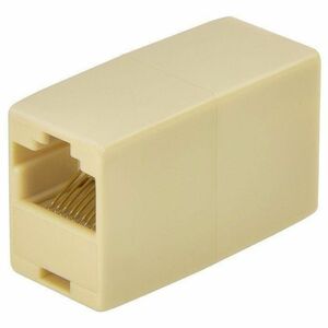 Monoprice 8P8C RJ45 Straight Inline Coupler Beige