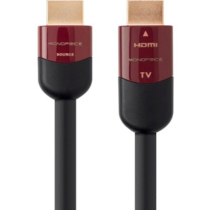 Monoprice 25ft 4K High Speed HDMI Cable - 4K@60Hz, 18Gbps HDR, CL2 In-Wall Rated